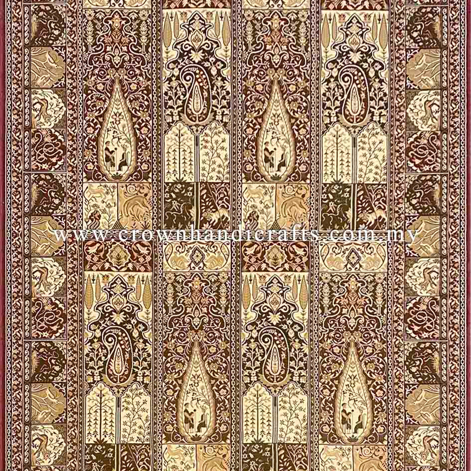 Persian Style Turkish Rugs High End Durable Carpet for Living Room Bedroom | Raja Taj Mahal 7761135