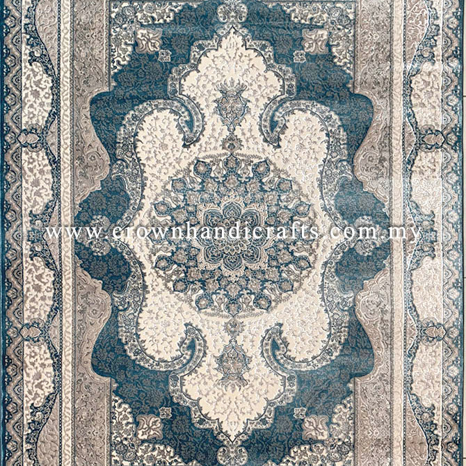 Silk Feel Carpet Persian Design Turkish Rug for Living Room Bedroom Carpet | Alia Shine 9757B