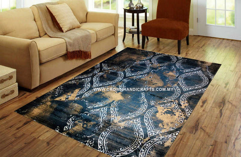 Modern Rugs Distressed Look Carpets for Living Room | Vega 9875C