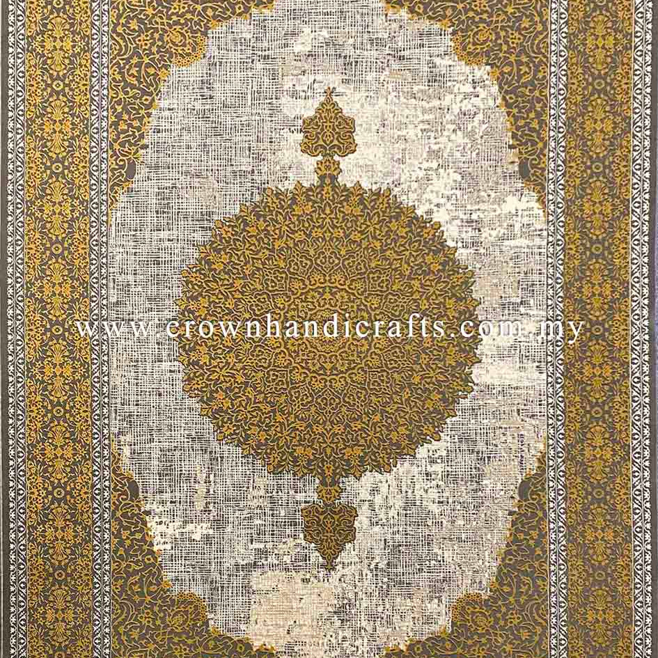 Iran Nain Rug Design Persian Carpet Wool Feel Man Made Iranian Rugs for Living Room | Armita A245