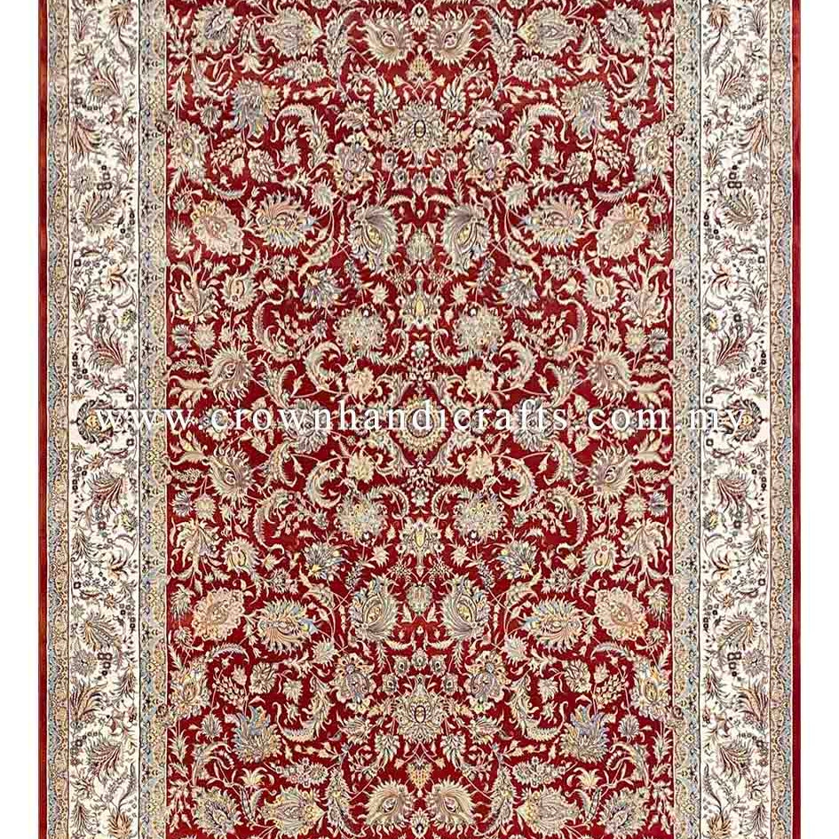 Iran Nain Rug Design Persian Carpet Wool Feel Man Made Iranian Rugs for Living Room | Rayan Afshan Sultani