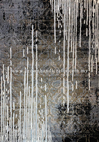 Distressed Rug Design Modern Carpet to match Modern Interior | Vega AH71A