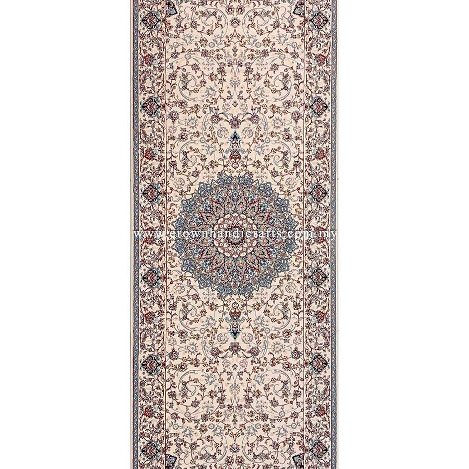 Intricate Persian Carpet for Living Made in Iran Premium Quality Smooth Feel Living Room Carpet | Rayan AM010 Runner