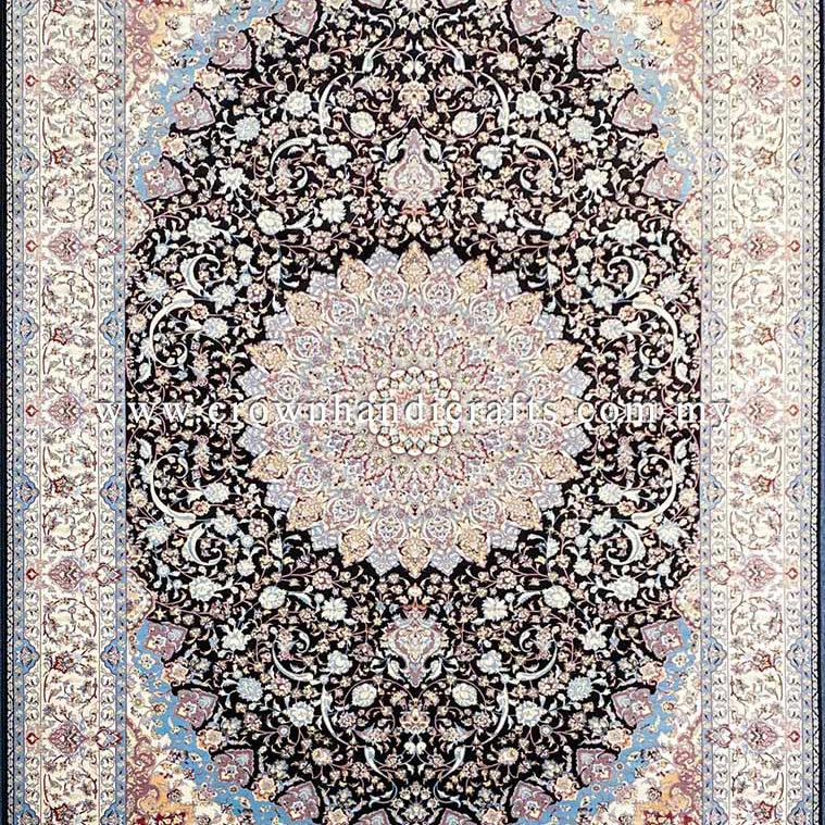 Intricate Persian Carpet for Living Made in Iran Premium Quality Smooth Feel Living Room Carpet | Rayan AM010