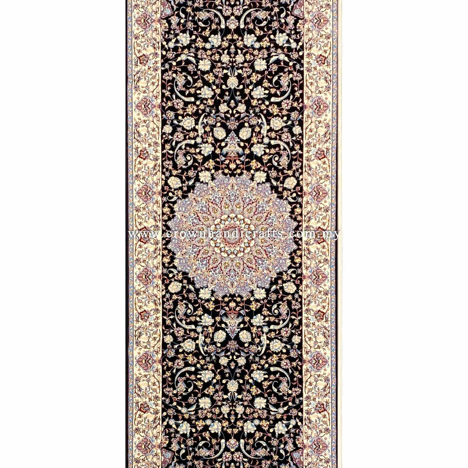 Intricate Persian Carpet for Living Made in Iran Premium Quality Smooth Feel Living Room Carpet | Rayan AM010 Runner