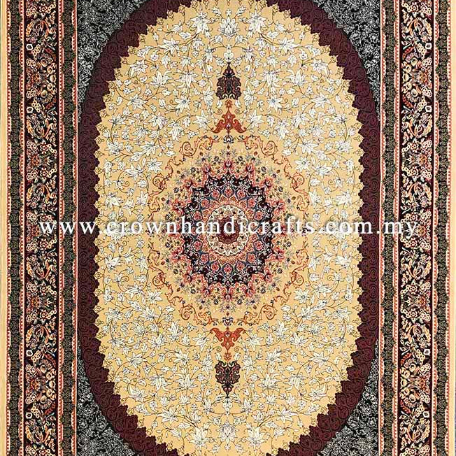 Authentic Persian Rug Iran Carpet Wool Feel High End Quality Hand Look Man Made Persian Carpets for Living Room | Shahnaz Amania