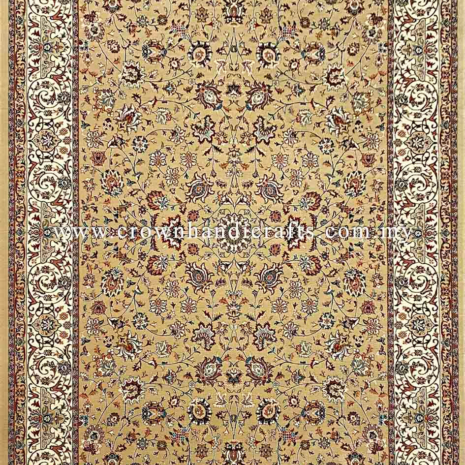 Intricate Persian Carpet for Living Made in Iran Premium Quality Smooth Feel Living Room Carpet | Ashrafi Harir
