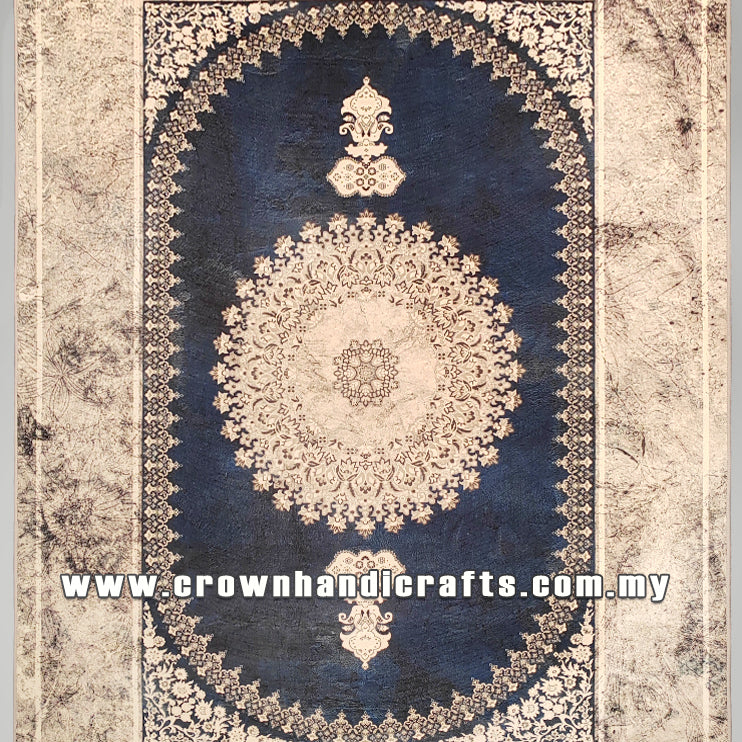 Modern Persian Design Carpet – Silk-Feel Turkish Rug for Living Room – Premium Polyester | Istanbul
