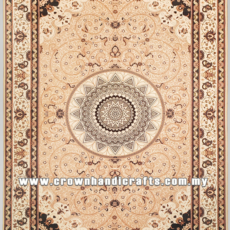 Modern Persian Design Carpet – Silk-Feel Turkish Rug for Living Room – Premium Polyester | Istanbul