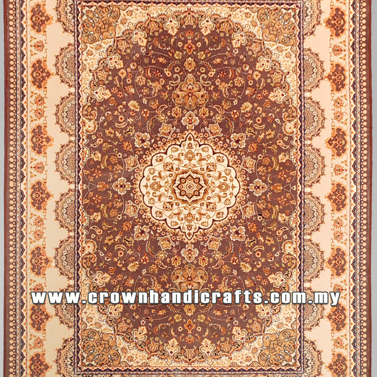 Modern Persian Design Carpet – Silk-Feel Turkish Rug for Living Room – Premium Polyester | Istanbul