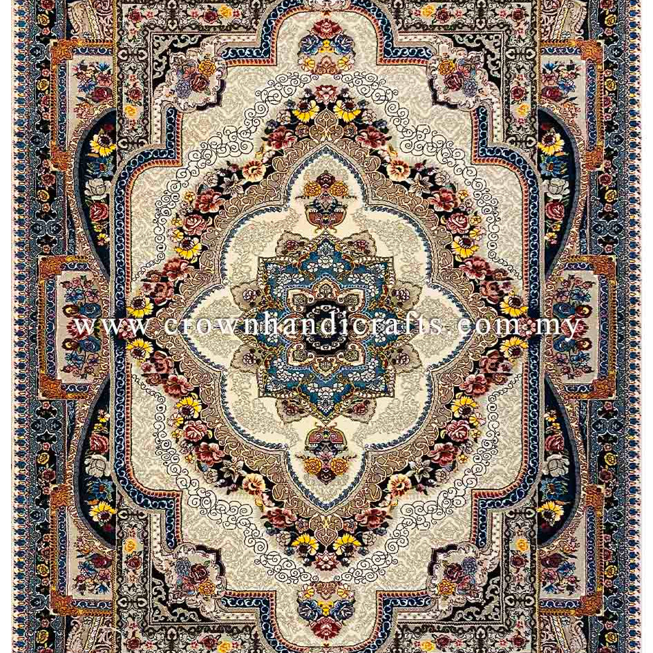 Fine Persian Rug Wool Feel Smooth Quality Carpet for Dining Table Living Room Rug | Dorrin Bagh Moalagh