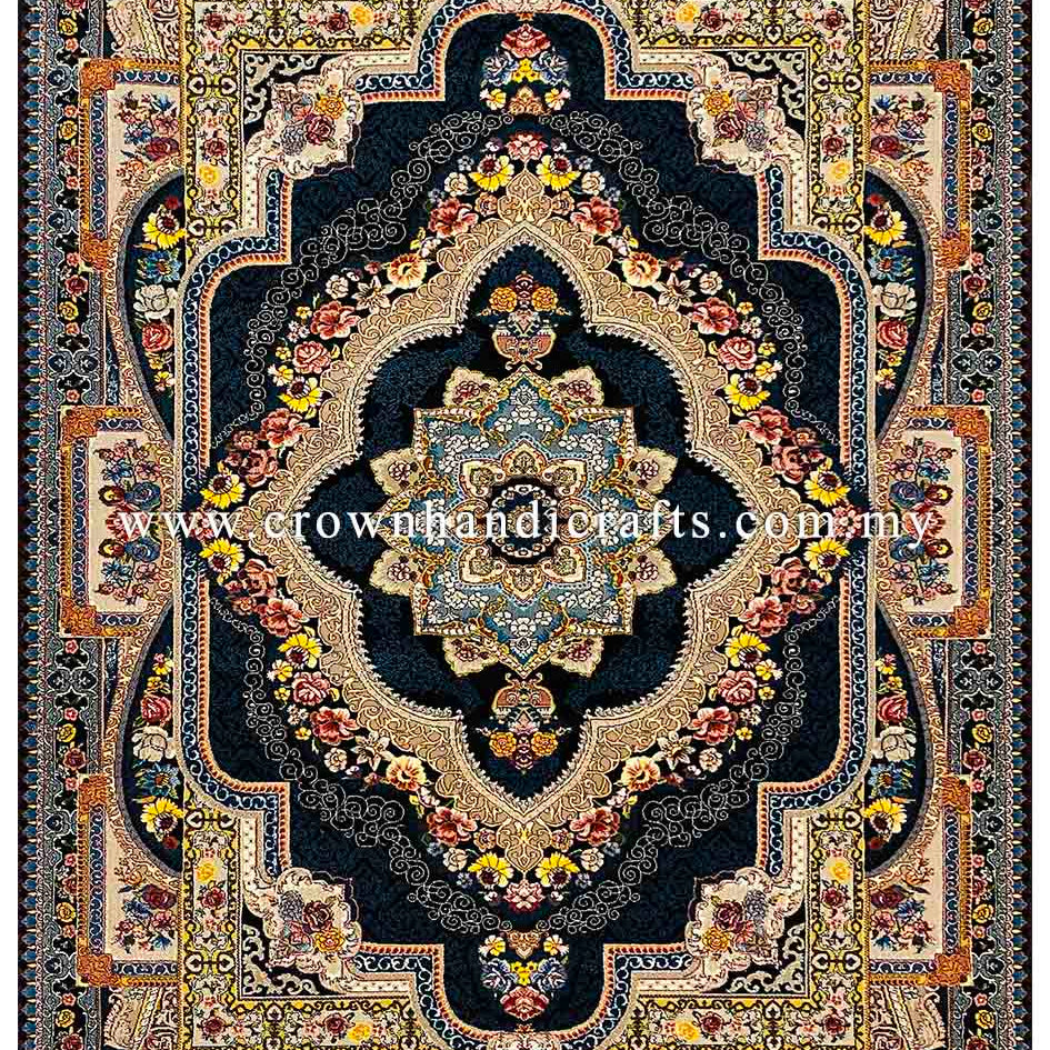 Fine Persian Rug Wool Feel Smooth Quality Carpet for Dining Table Living Room Rug | Dorrin Bagh Moalagh