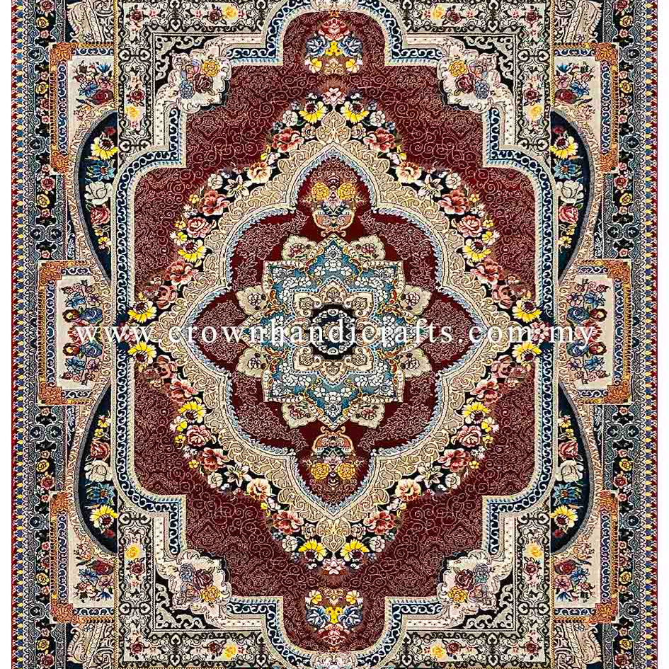 Fine Persian Rug Wool Feel Smooth Quality Carpet for Dining Table Living Room Rug | Dorrin Bagh Moalagh
