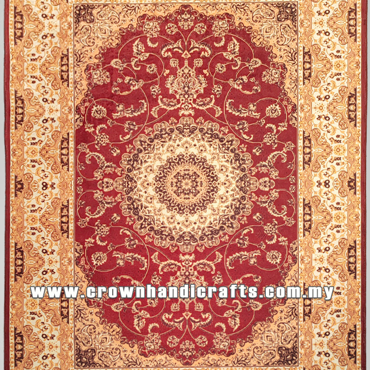 Modern Persian Design Carpet – Silk-Feel Turkish Rug for Living Room – Premium Polyester | Istanbul