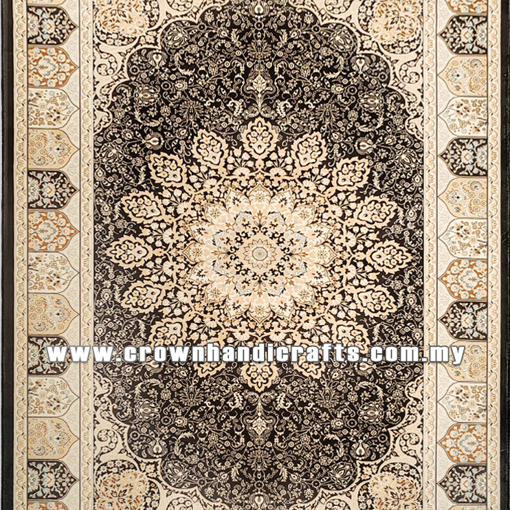 Modern Persian Design Carpet – Silk-Feel Turkish Rug for Living Room – Premium Polyester | Istanbul