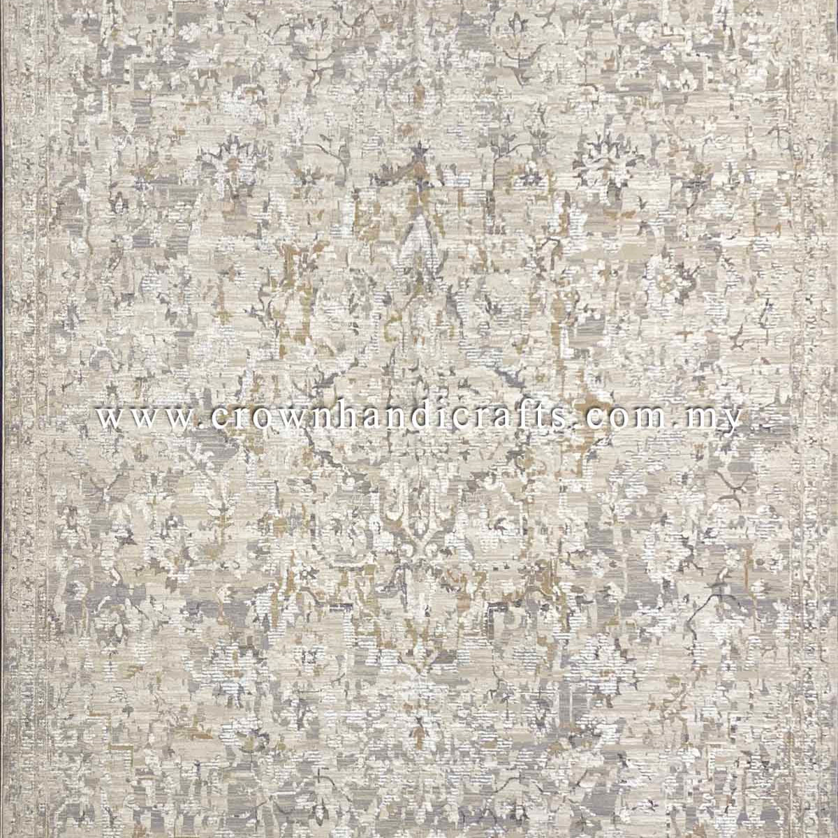 Modern Rugs Distressed Look Carpets for Living Room | Distressed Mix D5