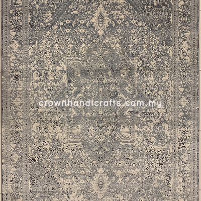 Mid Century Modern Designer Carpets Rugs | DISTRESSED Mix Rug D17