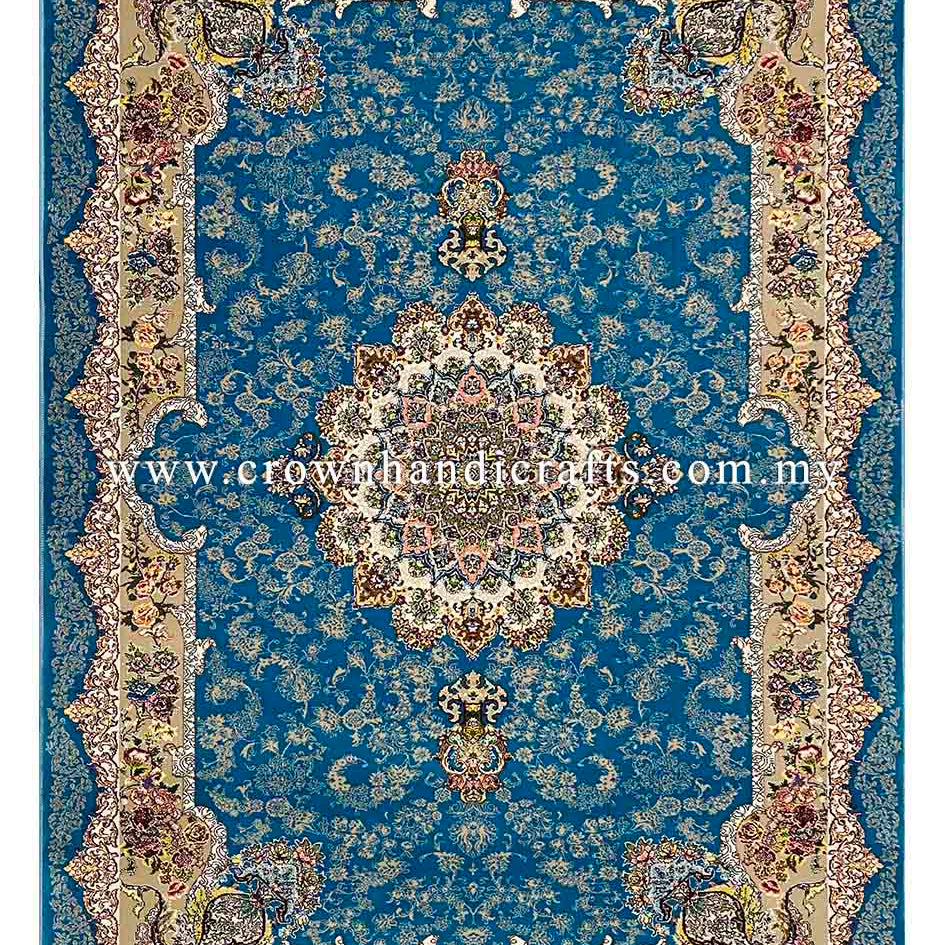 Authentic Persian Rug Iran Carpet Wool Feel High End Quality Hand Look Man Made Persian Carpets for Living Room | Dorrin Delpasand