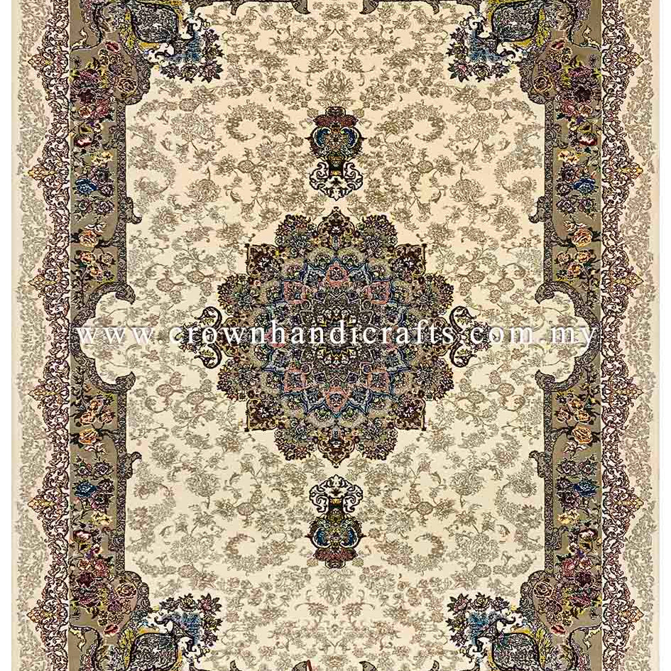 Authentic Persian Rug Iran Carpet Wool Feel High End Quality Hand Look Man Made Persian Carpets for Living Room | Dorrin Delpasand