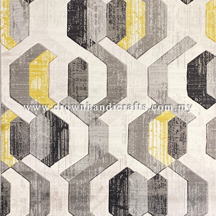 Modern Carpet for Living Room Designer Rugs Malaysia | Vincenza HD22