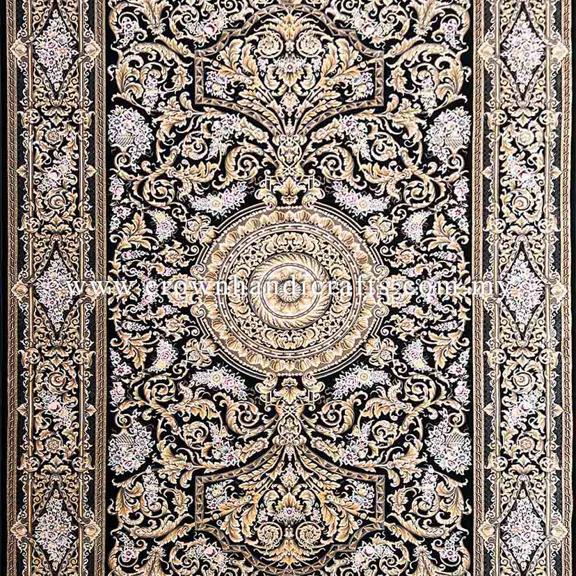 Limited Edition Persian Carpet 100% Silk Premium Range | Venus Silk Hermes