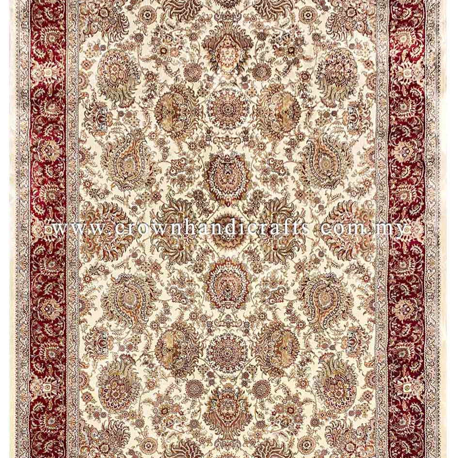 Silk Feel Carpet Persian Design Turkish Rug for Living Room Bedroom Carpet | Qom NA All Over