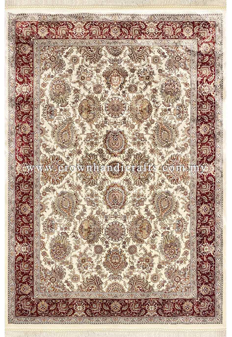 Silk Feel Carpet Persian Design Turkish Rug for Living Room Bedroom Carpet | Qom NA All Over