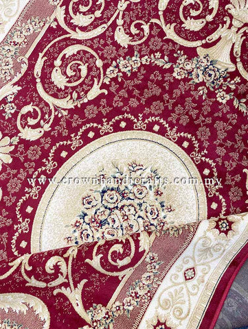 Persian Silk Carpet Iran Design 100% Silk Man Made Viscose Carpet | Zrabi 463