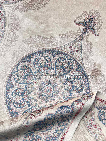 100% Silk Rug Iran Authentic Persian Carpet High End Premium Quality Man Made Elegant Feel | Tashkent T445B