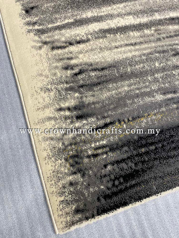 Contemporary Carpet Modern Design Rug Turkey Carpets for Living Room Bedroom | Nava D7368BK