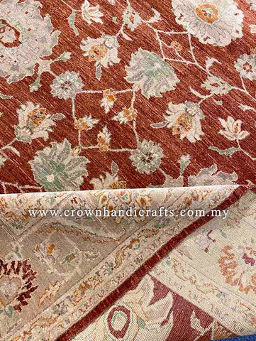 [8X10FT] Soft 100% Wool Afghan Tribal Rug Handmade Persian Carpet – Perfect for Living Room CHOBI 2728