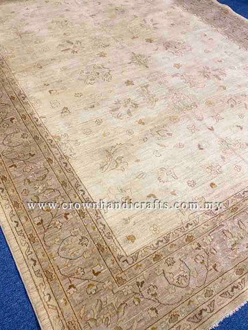 [9X12FT] Authentic Afghan Tribal Rug Hand-Knotted 100% Wool Persian Design – Traditional Carpet CHOBI 1813