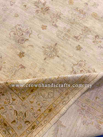 [9X12FT] Authentic Afghan Tribal Rug Hand-Knotted 100% Wool Persian Design – Traditional Carpet CHOBI 1813