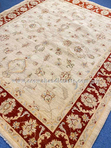 [8X10FT] Artisan Afghan Tribal Carpet Premium Hand-Knotted Wool Persian-Inspired Masterpiece CHOBI CH 1815
