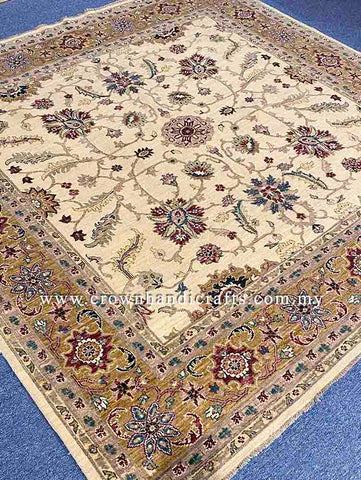 [8X8FT] Genuine Afghan Tribal Carpet High-Quality Hand-Knotted Design 100% Wool Persian-Inspired CHOBI CH 2730