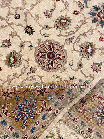 [8X8FT] Genuine Afghan Tribal Carpet High-Quality Hand-Knotted Design 100% Wool Persian-Inspired CHOBI CH 2730