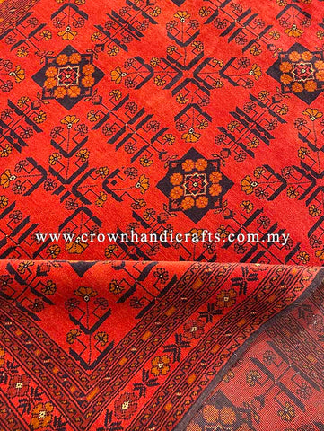 [10X7FT] Handcrafted Authentic Tribal Rug 100% Wool Persian Carpet Design High-Quality Hand-Knotted Afghan Tribal Carpet AFGHAN CH 2161