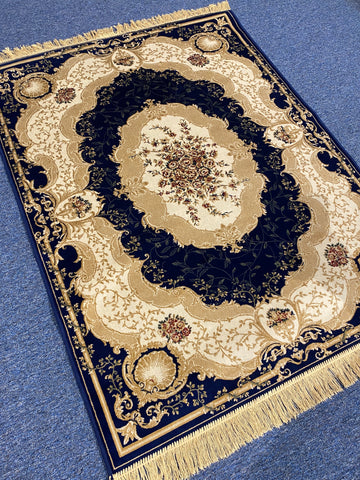 Persian Silk Carpet Iran Design 100% Silk Man Made Viscose Carpet | Zrabi 407