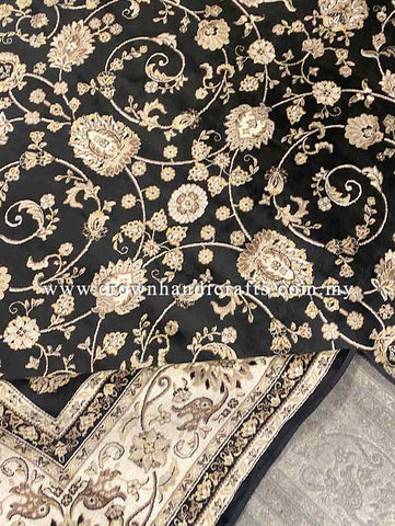 Persian Silk Carpet Iran Design 100% Silk Man Made Viscose Carpet | Zrabi 308