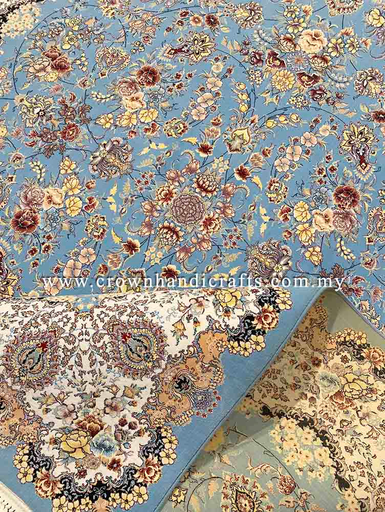 Iran Nain Rug Design Persian Carpet Wool Feel Man Made Iranian Rugs for Living Room | Rayan Mahgol