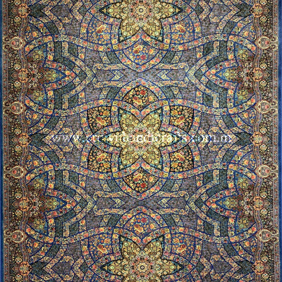 Royal Edition Silk Carpet Iranian Rug Authentic Persian Carpet to match your Living Room Standard | Ejaz JZ003