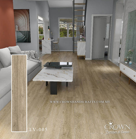4.5MM SPC PLANK DR.FLOORS LV-005 (AF) | 1220X180 | WATERPROOF SPC PLANK FLOORING | BOX 13PCS/30.72SF