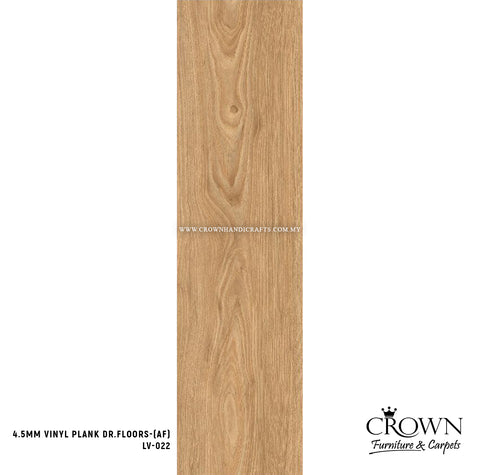 4.5MM SPC PLANK DR.FLOORS LV-022 (AF) | 1220X180 | QUALITY HEAVY-DUTY SPC FLOORING MALAYSIA | BOX 12PCS/28.35SF