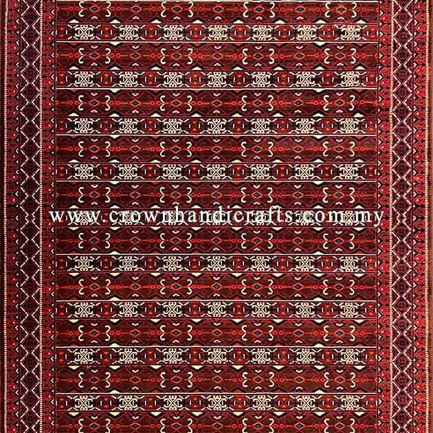 Persian Iranian Rug Wool Feel Man Made Abstract Style Geometric Motifs | Mahakan Mah008