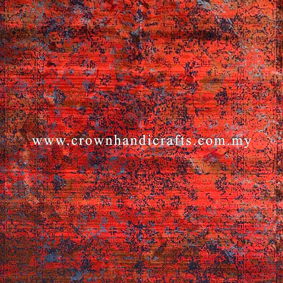 Moroccan Style Persian Rug Tribal Vintage Carpet Made in Iran | Mahakan Mah009