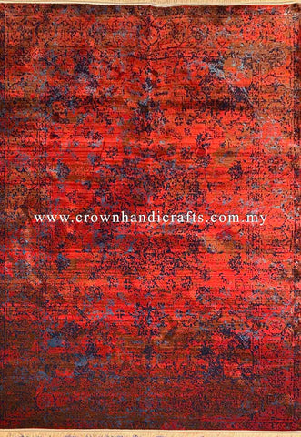 Moroccan Style Persian Rug Tribal Vintage Carpet Made in Iran | Mahakan Mah009