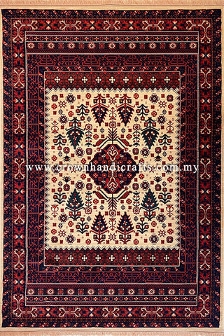 Famous Tribe Carpet Design Persian Iran Rug for Dining Living Room | Mahakan Mah018