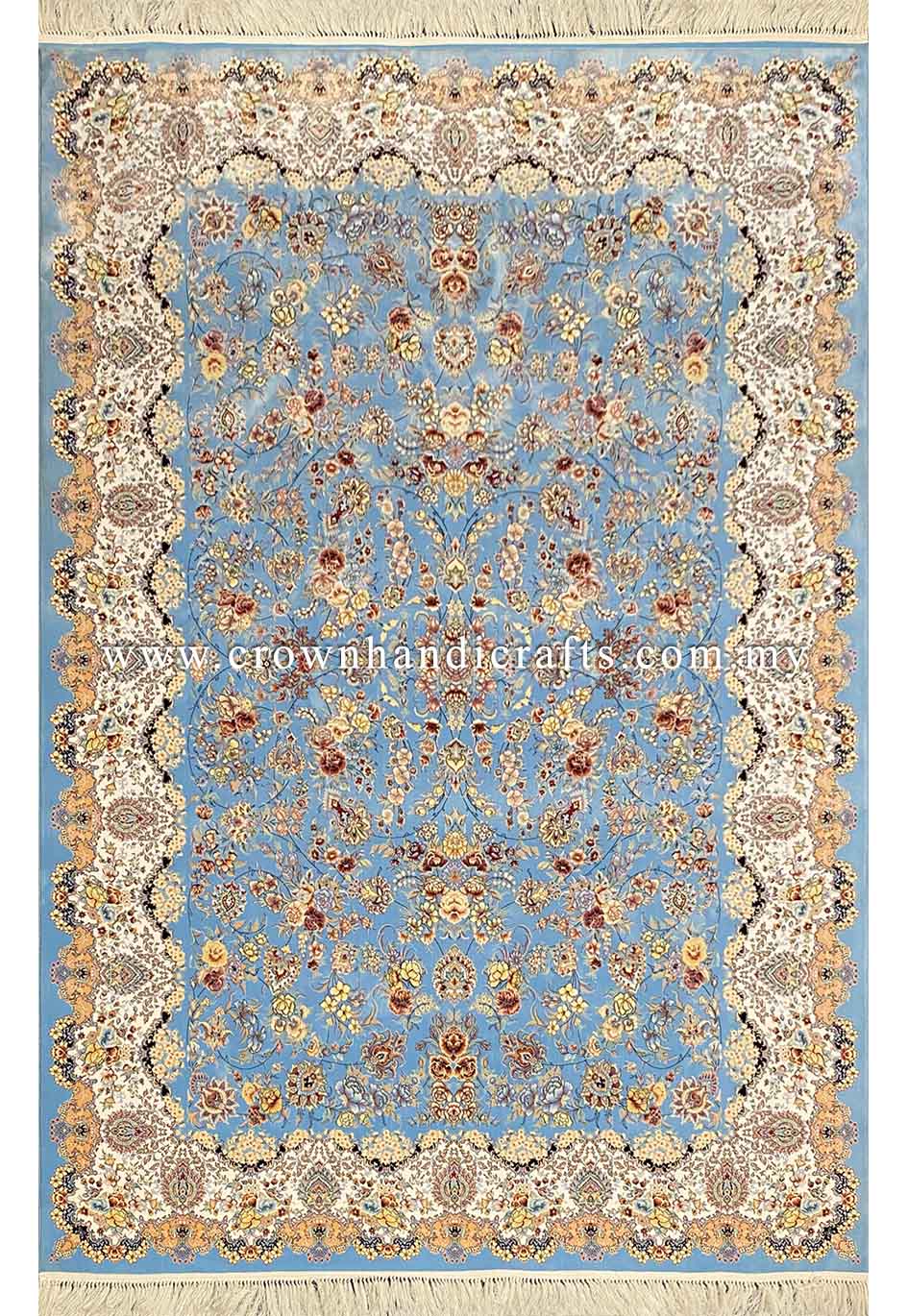 Iran Nain Rug Design Persian Carpet Wool Feel Man Made Iranian Rugs for Living Room | Rayan Mahgol