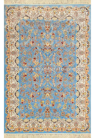 Iran Nain Rug Design Persian Carpet Wool Feel Man Made Iranian Rugs for Living Room | Rayan Mahgol