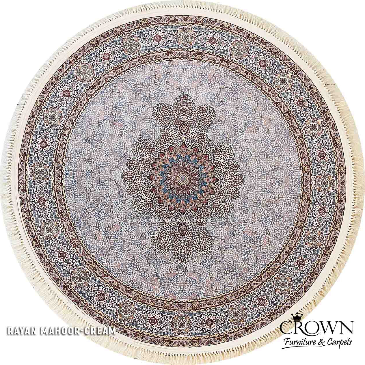 Certified Persian Rugs Shop Living Room Carpets | Rayan Mahoor Round